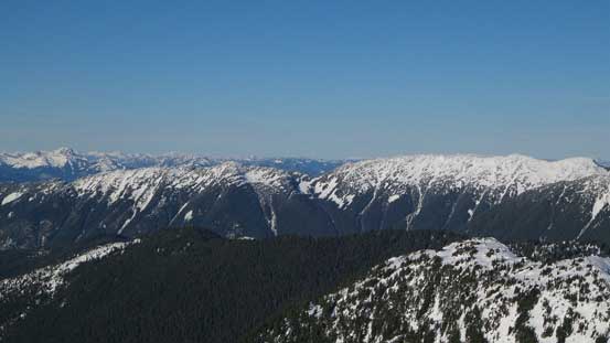 Some open ridges to the north