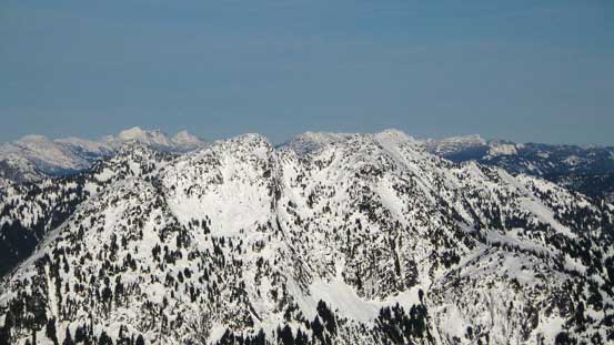 Mt. Ling in the foreground