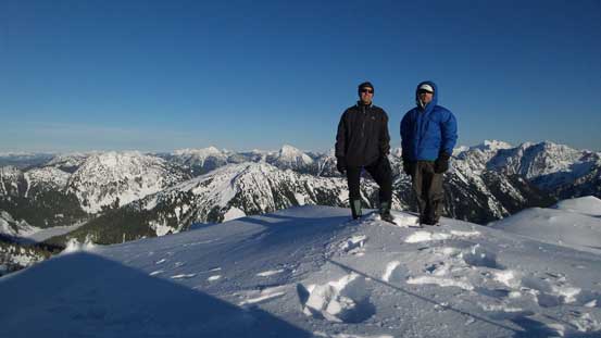 Vlad and I on the summit