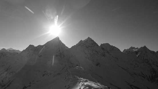 Sun is getting low now