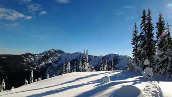 Eastpoint Peak from partway up Silverdaisy