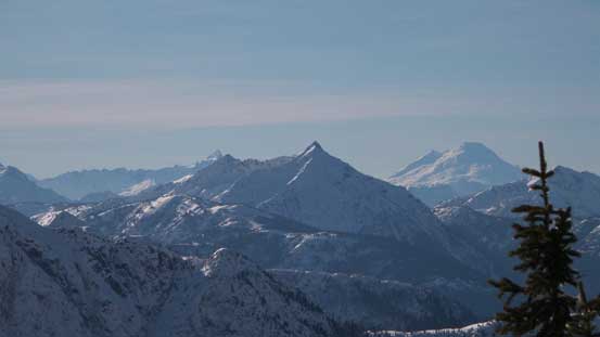 Whitworth Peak with Mt. Baker behind