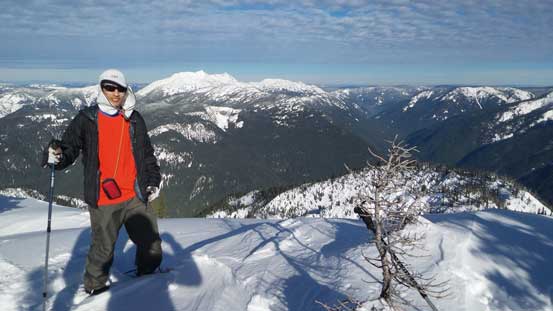 Me on the summit of Silverdaisy Mountain