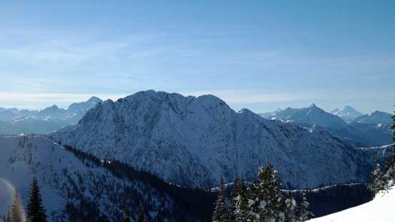 The N. Face of Mt. Brice (not to be confused with the massive N. Face of Mt. Bryce)... 