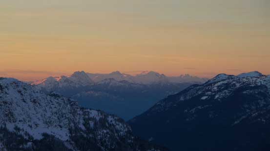 Peaks near The Old Settlers (East Harrison Area)
