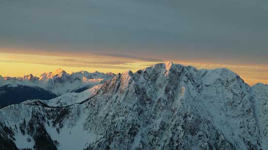 The N. Face of Mt. Brice