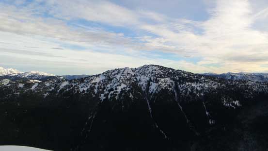 Looking at Silverdaisy Mountain - our 1st objective