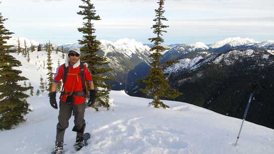 Me on the summit of Hatchethead Mountain