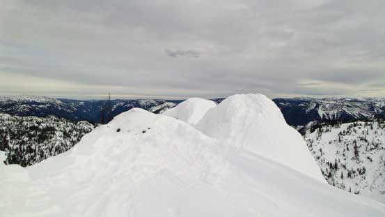 Back to the summit of Claimstake Mountain