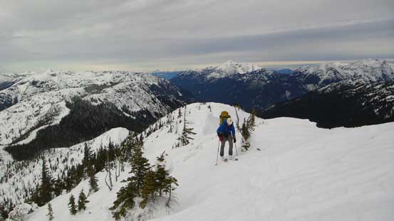 Alex on Claimstake Mountain