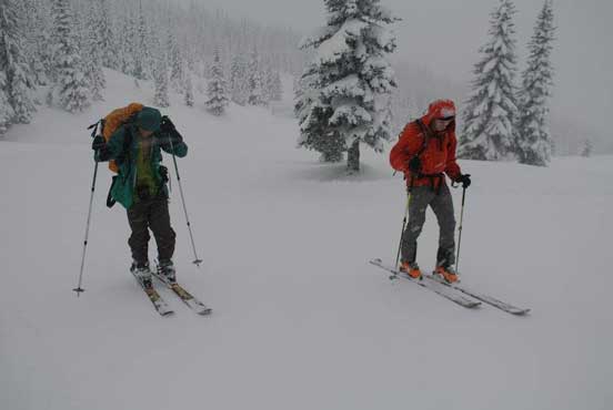 This picture sums up the weather... Photo by Alex