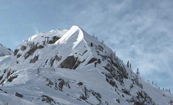 Me, Alex and Ben attacking the crux. Photo by Alin