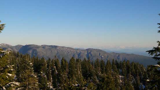 The forested Eagle Mountain / Cypress Mountain area east of Indian Arm