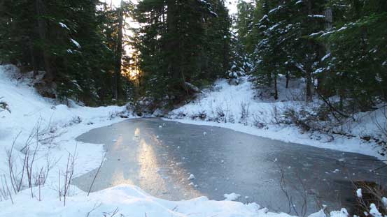 Passing a frozen pond