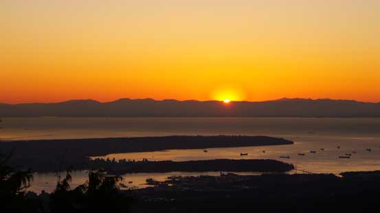 The last bit of the sun rays