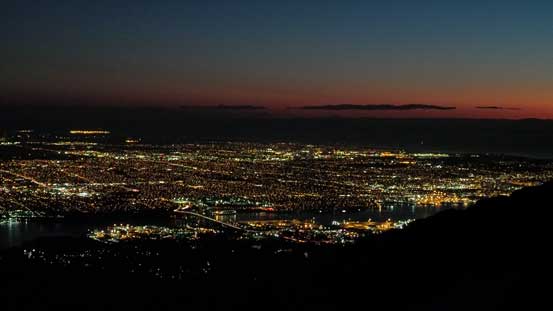 Almost completely dark. Time to head home