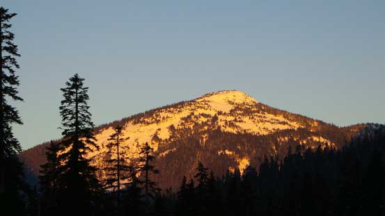 Here's my first objective - Zupjok Peak