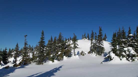 The last stretch to the summit