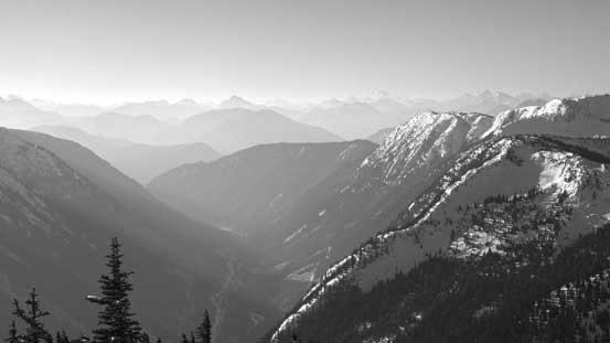 A closer look at the valley that Coquihalla Highway (Highway 5) travels through