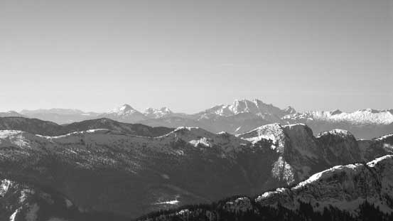The Old Settler with Mt. Baird and Mt. McNair on the left skyline