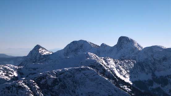 Thar Peak, Nak Peak and Yak Peak - some of the Coquihalla classics