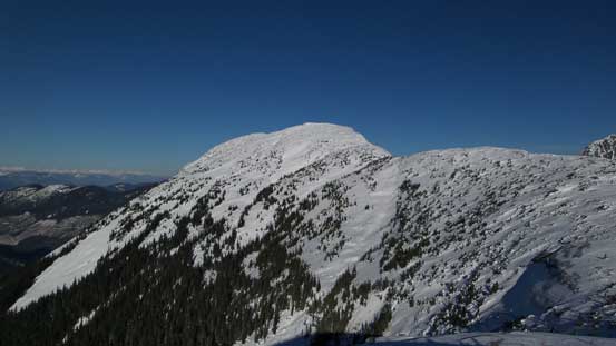 The summit of Alpaca Peak