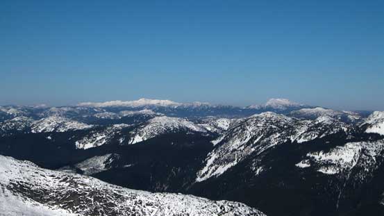 On the horizon I could see peaks such as Mt. Hewitt Bostock and Stoyoma Mountain