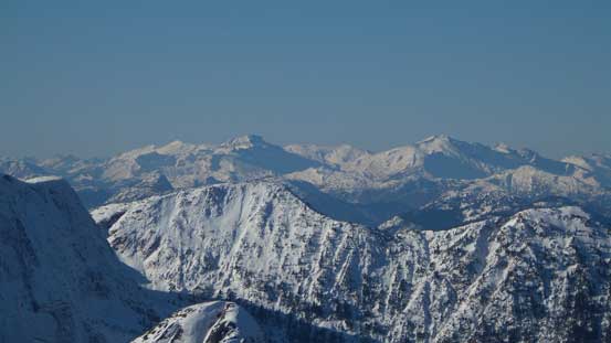 Mt. Breakenridge and Traverse Peak rises behind Anderson River Mountain