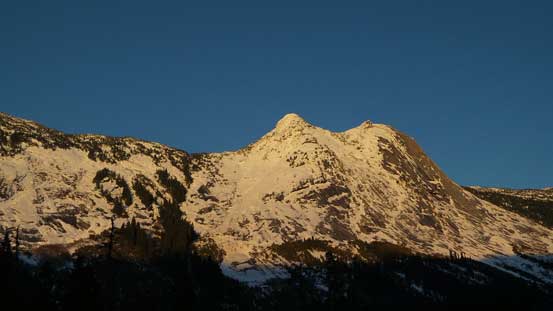 Yak Peak from the parking lot