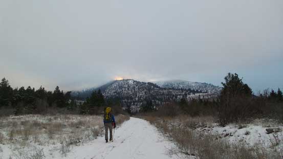 Starting the trip under cloud coverage