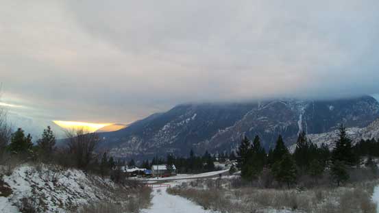 Looking back towards the Gate that we parked