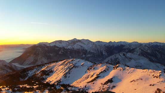 Mt. Brew and the morning glow