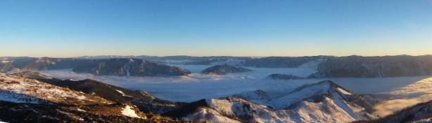 One panorama view at sunrise time. Click to view large size.