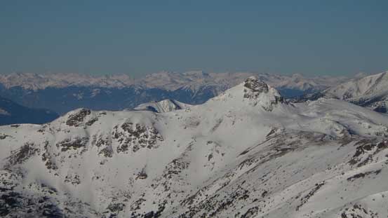 Mission Peak with the Chilcotin Range peaks behind