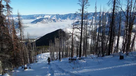 Plunging down the cut block