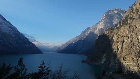 Because we missed the view of Seton Lake from the summit I did one tourist stop on the way back 