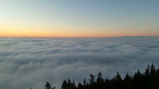 About 10 minutes before sunrise.