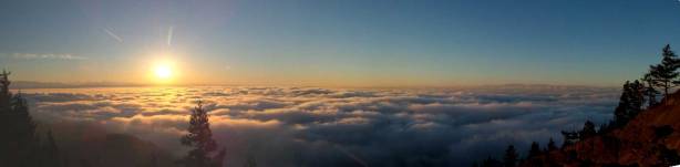 And, a panorama view from the summit. Click to view large size.