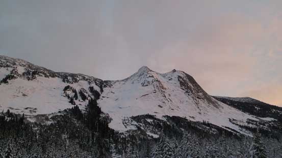 Yak Peak from the parking lot