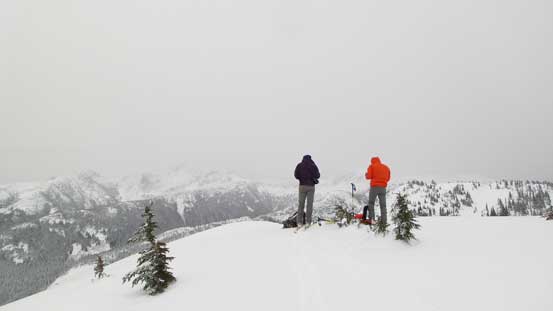 Arriving at the summit