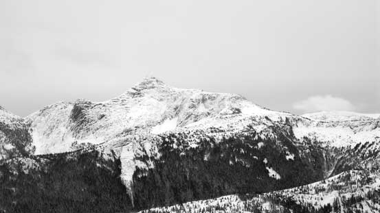 Needle Peak can also be done in winter with some scrambling near the top