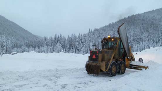 This guy cleared the parking spot for me