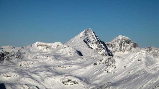 Mt. Marriott with Nequatque Mountain to its right