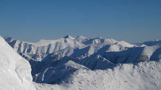 The highest peak by this group is Melvin Peak - a prominent one by Downton Creek drainage 