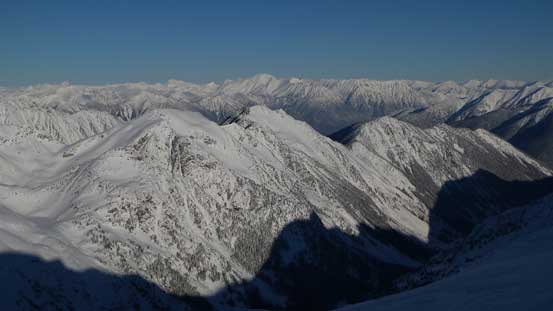 A wider picture of the Interior Zone of Coast Mountains 