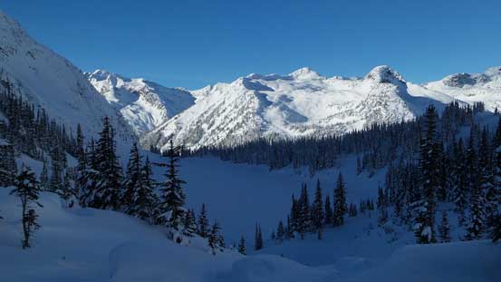 Dropping into Rohr Lake