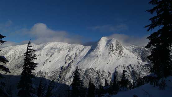 Already good view of Yak Peak