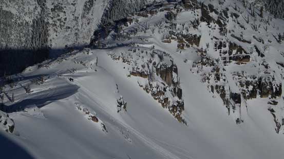 The other group just about to drop in their first run