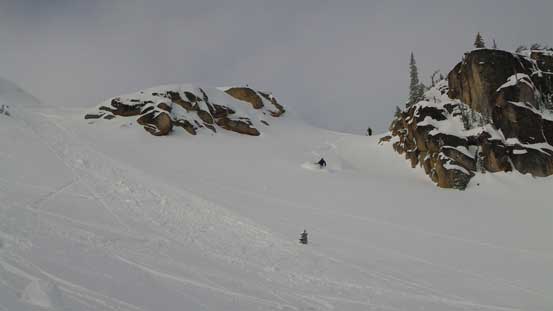 The other group dropping in from a different position