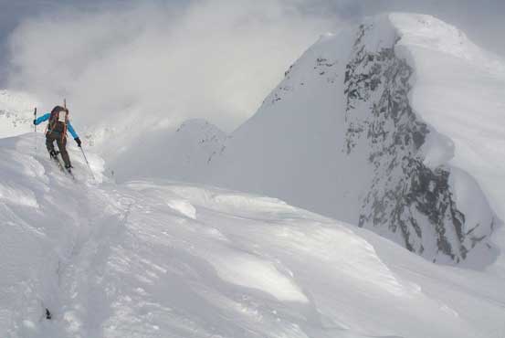 Me and the true summit. Photo by Alex